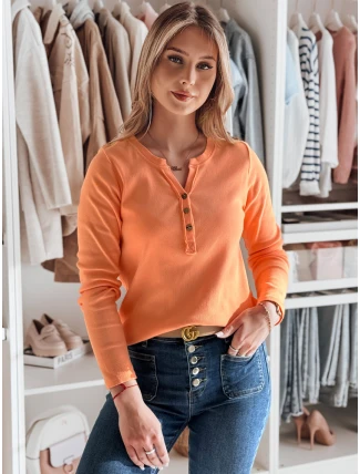 Dámské tričko s dlouhým rukávem FELORIA orange FashionStreet RY2782