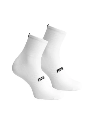 Rogelli ESSENTIAL 2-PACK ponožky bílé 44-47