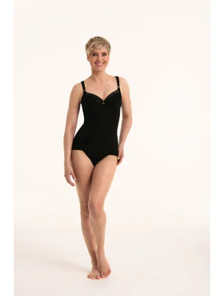 Sita body s kosticí . 3465 black - RosaFaia