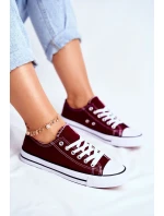 Dámské Klasické Tenisky Burgundské Omerta