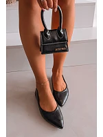 Černé baleríny z eko kůže Nelisa Černé baleríny z eko kůže Nelisa