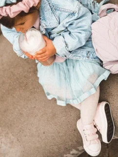 Dětské módní tenisky Big Star - světle růžové