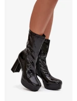 Boty na podpatku  model 219264 Step in style