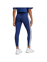 Dámské legíny adidas Essentials 3-Stripes Cotton tmavě modré JE0067 Dámské legíny adidas Essentials 3-Stripes Cotton tmavě modré JE0067