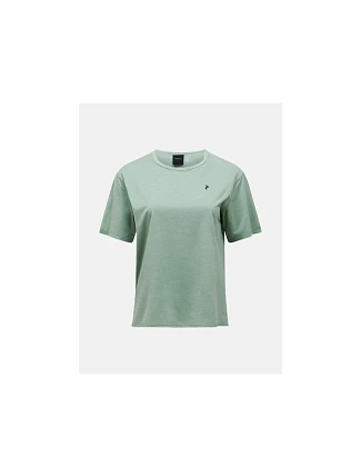 Dámské tričko PEAK PERFORMANCE W Trail Shortsleeve, zelené Dámské tričko PEAK PERFORMANCE W Trail Shortsleeve, zelené