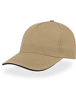 Atlantis Headwear Start Five Sandwich 5 panelová kšiltovka "Start Five Sandwich" 33.0039 khaki/navy