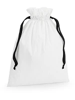 Westford Mill W 121 Bavlněný pytel s dárkovou stuhou 50.0121 soft white/black