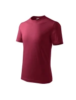 Basic tričko dětské garnet Basic tričko dětské garnet