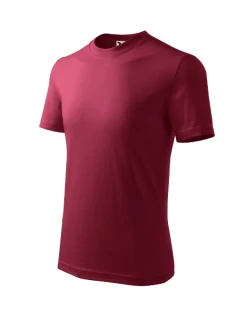 Basic tričko dětské garnet