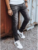 Pánské černé kalhoty FashionStreet UX3825