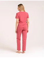 Pyžamo Moraj PDD4300-024 červené/r S–3XL