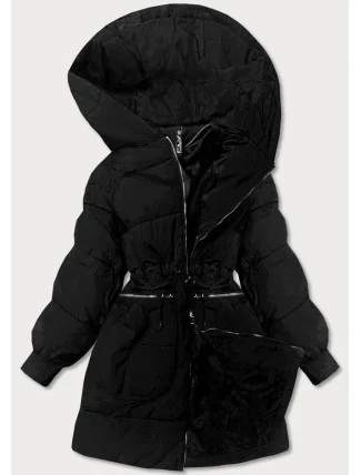 Černá dámská zimní oversize bunda (736art) Černá dámská zimní oversize bunda (736art)