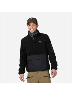 Rossignol Fleecová mikina Anorak černá