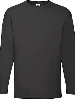 Fruit of the Loom Valueweight T LSL Tričko s dlouhým rukávem 16.1038 black