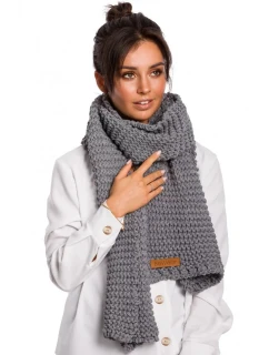 Dámské dlouhá zimní šála BK041 šedá - BeWear