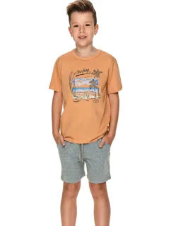 Chlapecké pyžamo 2749 Wadim cinnamon - TARO