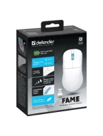 DEFENDER BEZDRÁTOVÁ MYŠ FAME GM-516 RF+BT 10000DPI 6P BÍLÁ 52516
