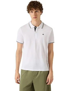 Champion pánské polo tričko bílé 220897 WW006 pánské