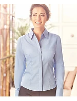 Russell Athletic 924F Popelínová halenka s dlouhým rukávem 11.924F corporate blue Russell Athletic 924F Popelínová halenka s dlouhým rukávem 11.924F corporate blue