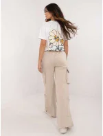 Kalhoty D10608BC62434A1 beige Kalhoty D10608BC62434A1 beige