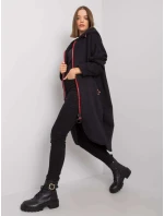 Mikina RV BL 6861.17 černá a červená