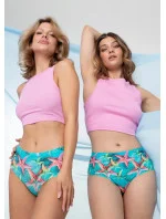 Kalhotky Sea Stars Simple Brasil Maxi zeleno-červené - Julimex Kalhotky Sea Stars Simple Brasil Maxi zeleno-červené - Julimex