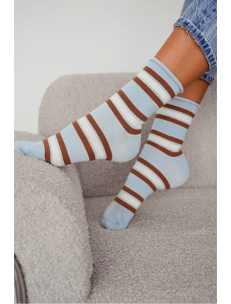 Dámské ponožky bez tlaku v pruzích 0200.206