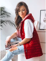Dámská vesta CRISTINA červená FashionStreet TY3471 Dámská vesta CRISTINA červená FashionStreet TY3471
