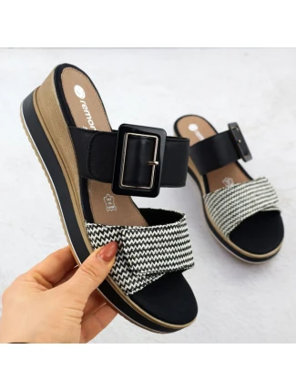 Remonte W D6463-03 RKR786 sandály na platformě s podpatky