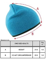 Result Headwear RC 046X Oboustranná pletená čepice 28.046X grey/black Result Headwear RC 046X Oboustranná pletená čepice 28.046X grey/black