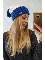 Paris fleecová čepice K212 ecru+chabra Paris fleecová čepice K212 ecru+chabra