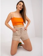 Šortky D73761M61531KA béžové Šortky D73761M61531KA béžové