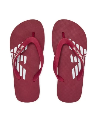 Dámské žabky XVQS08 XN746 T627 vínové - Emporio Armani Dámské žabky XVQS08 XN746 T627 vínové - Emporio Armani