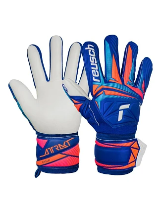 Dětské brankářské rukavice Attrakt Grip Junior Blue 5672815-4126