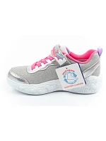 Skechers S Lights LED dětská sportovní obuv pro dívky na suchý zip šedá Skechers S Lights LED dětská sportovní obuv pro dívky na suchý zip šedá