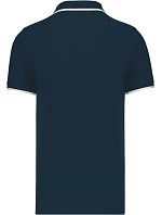 Kariban K 245 Pánské kontrastní piqué polo 20.K245 navy/white/light turquoise Kariban K 245 Pánské kontrastní piqué polo 20.K245 navy/white/light turquoise