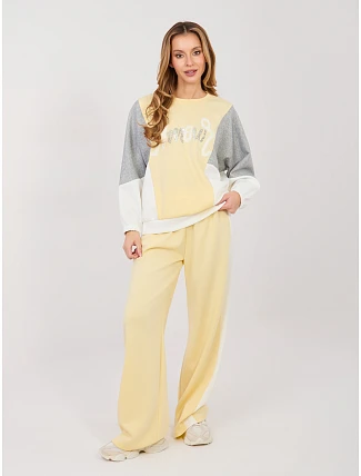 IT DR 22210.87 tepláky světle žluté