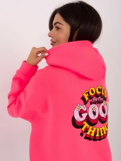 Mikina MJ BL H2503.70 fluo růžová