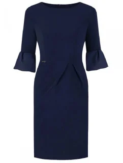 Dámské šaty Jasmine 108535 tmavě modrá - Jersa