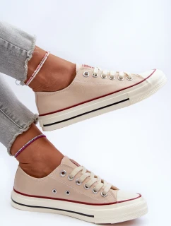 Nízké dámské tenisky Big Star NN274272 béžové