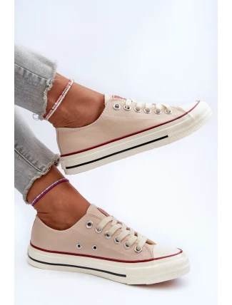 Nízké dámské tenisky Big Star NN274272 béžové