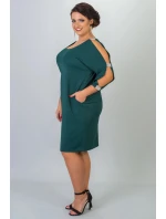 Dámské šaty U663 zelené - Karko Dámské šaty U663 zelené - Karko