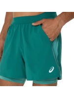 Pánské šortky 2N1 5IN M 2011D245-301 zelené - Asics Road