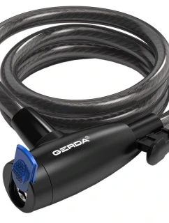 Kabelový zámek na kolo Gerda, kulaté tělo, Flex 1500/12T OSFL015001206T2XP