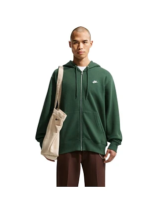Pánská mikina Nike Club BB FZ Hoodie, zelená, FN3861 323 Pánská mikina Nike Club BB FZ Hoodie, zelená, FN3861 323