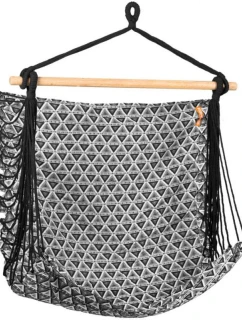 Houpací křeslo Spokey Bench Etno BK/WT 921916