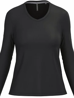 Kariban K 382 Dámské tričko do V s dl. rukávem 20.K382 black