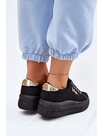 Dámské tenisky na platformě Lee Cooper LCW-26-44-4476 Černé