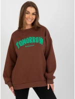 Mikina EM BL 617 7.27 tmavě hnědá Mikina EM BL 617 7.27 tmavě hnědá