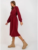 Dámské šaty RV SK 8336 kaštanové Dámské šaty RV SK 8336 kaštanové